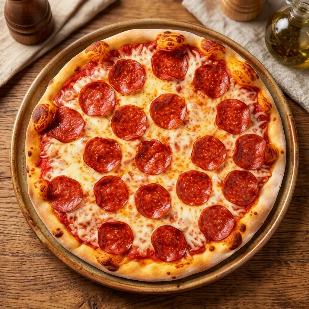 Signature hand-crafted pizza at Pizza Roma, Old East Village London Ontario